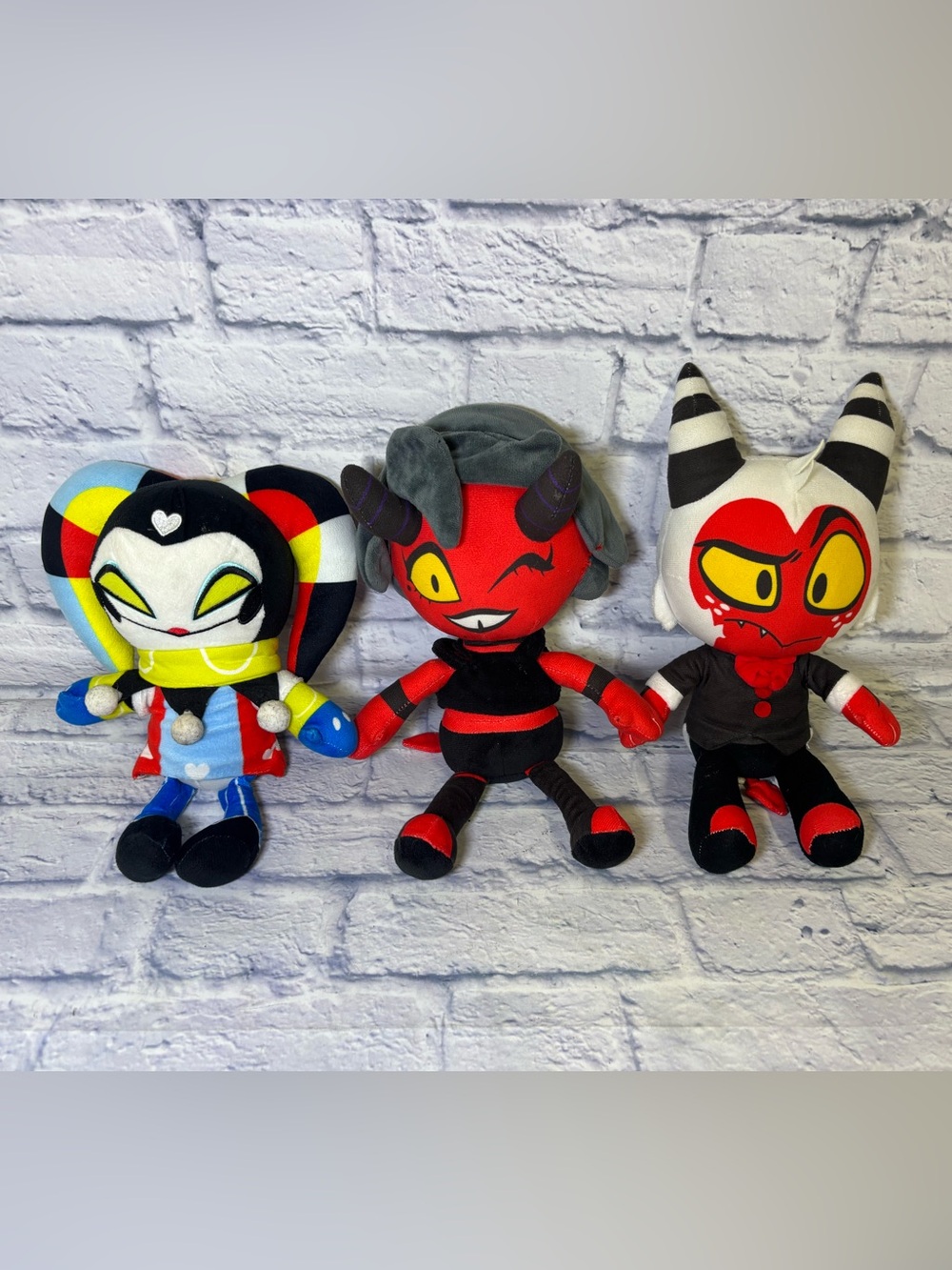 Helluva Boss Plush Fizzarolli, Millie, Moxxie 12”-14” Shark Robot